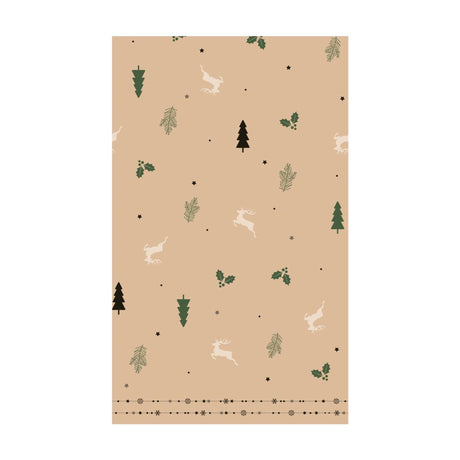 Duni Tischdecke Natur Weihnachten 220cm