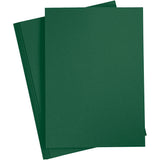 Creativ Company Farbkarton, A4, Blatt 210x297 mm, 180 gr, dunkelgrün, 20 Blatt 1 Karton