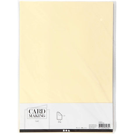 Kreativunternehmen https: www.cchobby.nl Karton-A4-Blatt-210x297-mm-210-gr-Pastellgelb-10-Blatt-1-Box