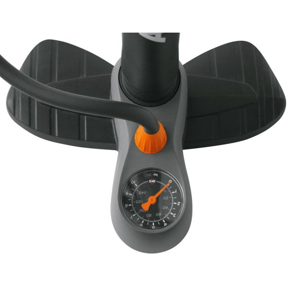 SKS Air-X-Pressbodenpumpe M Druckmesser max. 8 Bar 10070