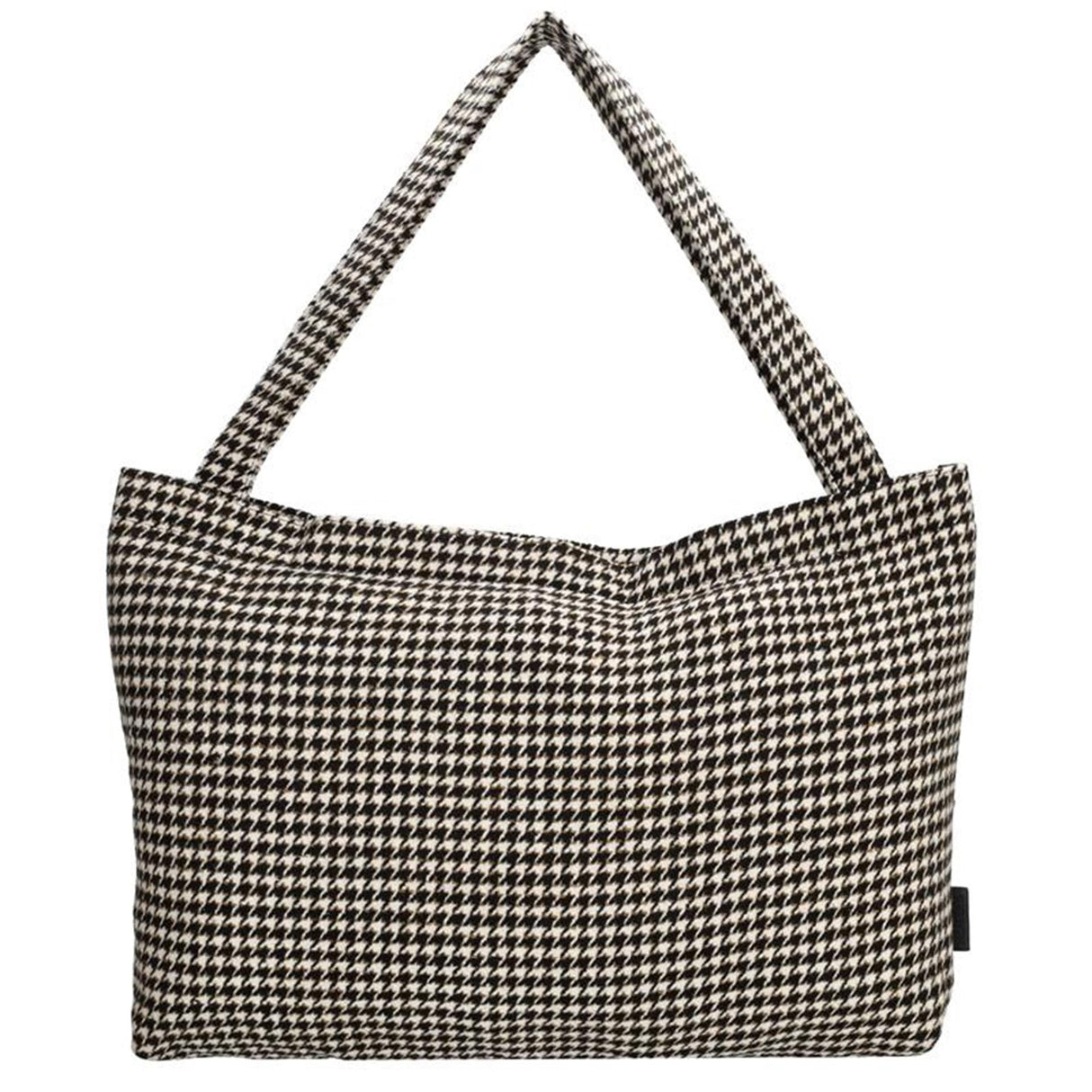Beagles Shopper Hahnentrittmuster schwarz