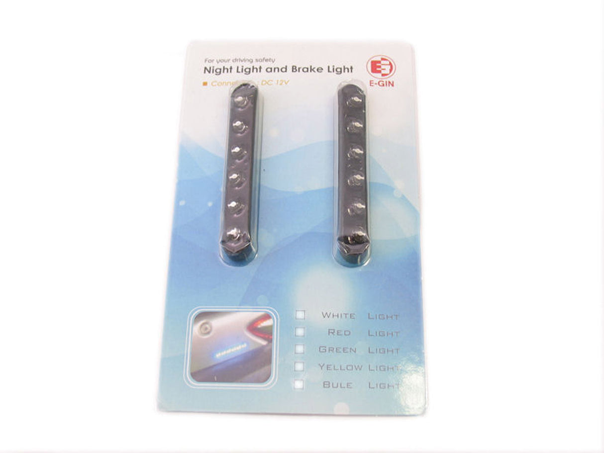 Kantenlampe -LED -Set plak Red 6 LEDs