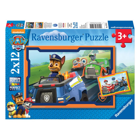 Ravensburger Paw Patrol in Aktion – 2 x 12 Teile – Kinderpuzzle
