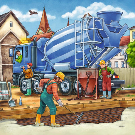 Ravensburger - Große Gebäudefahrzeuge 3x49st.