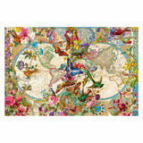 Ravensburger Puzzle Flora und Fauna Weltkarte – Puzzle – 2000 Teile