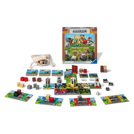 Ravensburger Minecraft Junior - Heroes of the Village Brettspiel