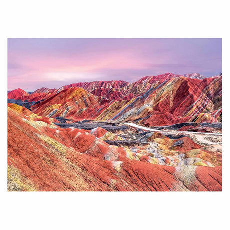 Ravensburger Puzzle Regenbogenberge, China, 1000 Teile.