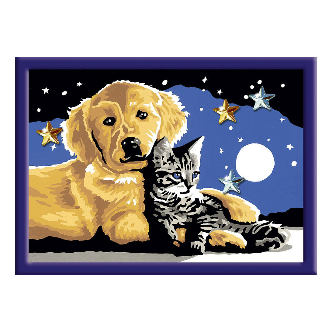 Ravensburger Creart Painting bei Number - Star -aussehende Süße