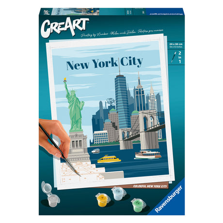 Ravensburger Kreart Gemälde nach Nummer - Buntes New York