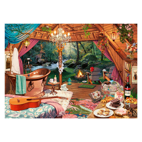 Ravensburger Puzzle Cozy Glamping - Puzzle - 500 großformatige Teile