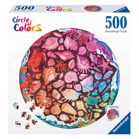 Ravensburger Jigsaw Puzzle Kreis oder Farbschalen, 500st.