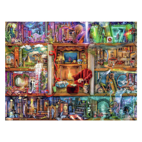 Ravensburger Puzzle Die große Bibliothek, 1500 Teile.