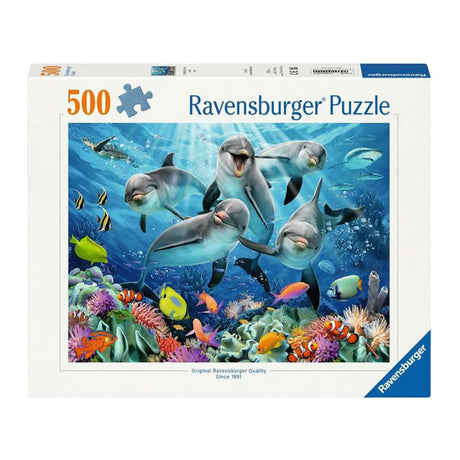Ravensburger Jigsaw Puzzle Delfine im Korallenriff, 500st.