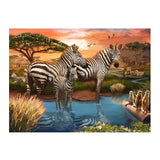Ravensburger Jigsaw Zebras am Trinkort, 1000st.
