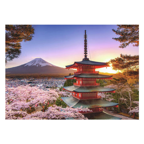 Ravensburger Jigsaw Puzzle Kirschblüte in der Nähe von Fuji Berg, 1000st.