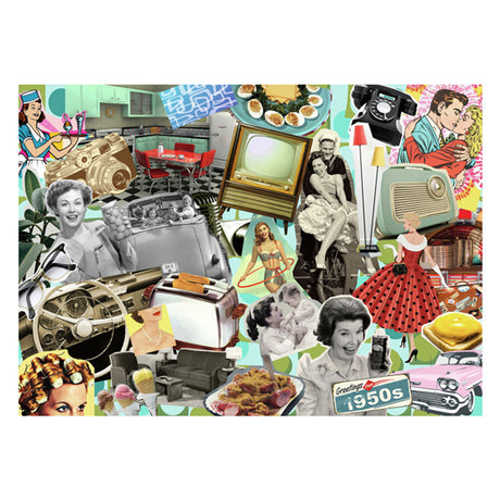 Ravensburger Puzzle aus den 1950er Jahren, 1000 Teile.