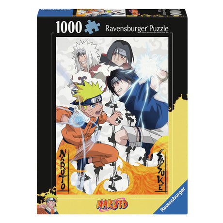 Ravensburger Puzzle Naruto vs. Sasuke, 1000 Teile Anime-Puzzle.