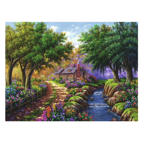 Ravensburger Jigsaw Puzzle Cottage am Fluss, 1500st.