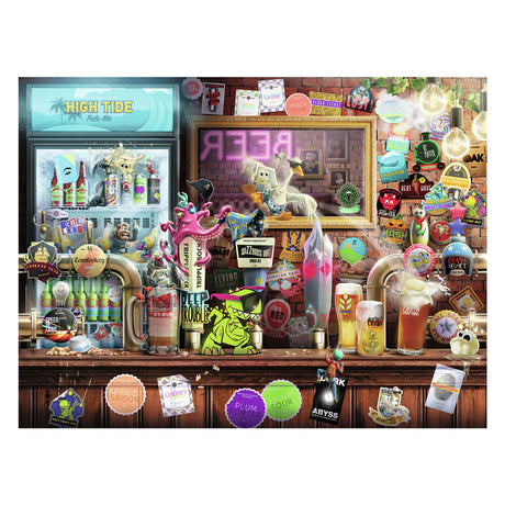 Ravensburger Puzzle Craft Beers 1500 Teile Puzzle für Erwachsene.
