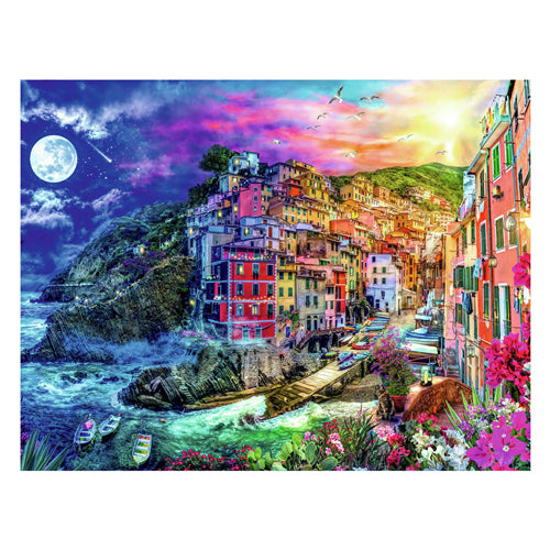 Ravensburger Puzzle farbenfrohe Cinque Terre, 2000 Teile.