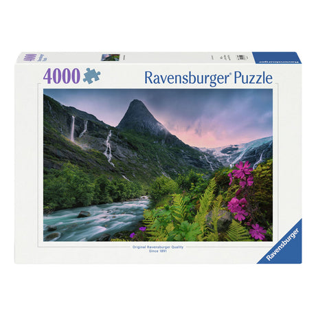 Ravensburger Puzzle atemberaubende Bergstimmung, 4000 Teile.