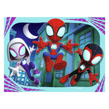 Ravensburger Spidey und seine tollen Freunde 4-in-1-Box-Puzzle – 12+16+20+24 Teile – Kinderpuzzle