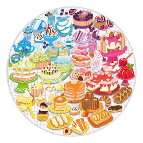 Ravensburger Jigsaw Puzzle um den Farbkreis Desserts Gebäck, 500st.