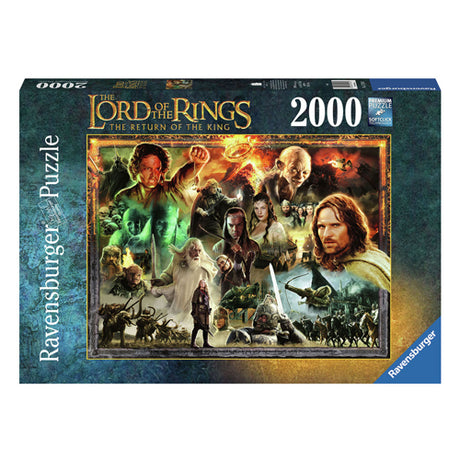 Ravensburger Puzzle Herr der Ringe: Die Rückkehr des Königs – Puzzle – 2000 Teile