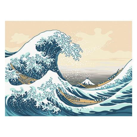 Ravensburger Creart Painting bei Number - Hoksusai: Die große Welle