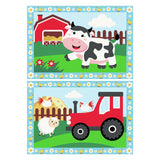 Ravensburger Creart Malen nach Zahlen – Traktor mit Landschaft