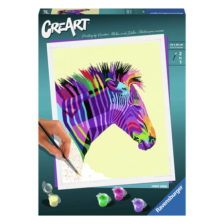Ravensburger Creart Zebra Malen nach Zahlen