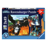 Ravensburger Dragons the Nine Realms Puzzle, 3x49 Teile.