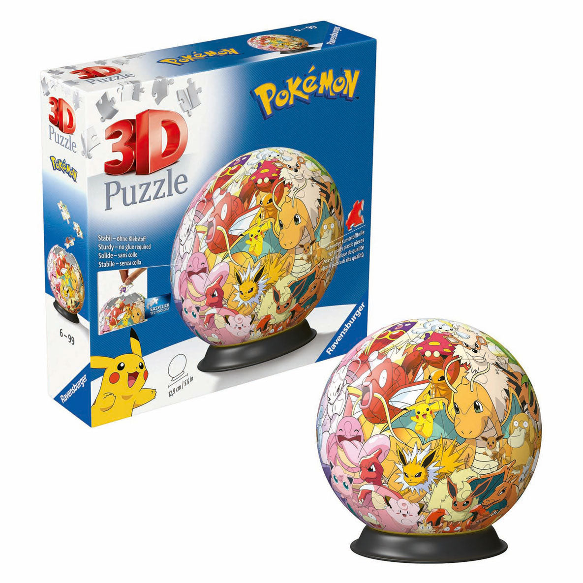 Ravensburger Puzzle-Ball-Pokémon mit mehreren Charakteren