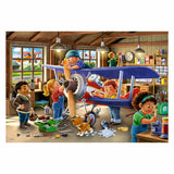 Ravensburger Puzzle Flugzeug- und Zugreparatur, 2x24tlg.