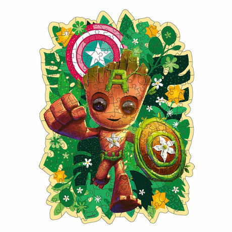 Ravensburger Holzpuzzle Marvel groß, 150 Teile.