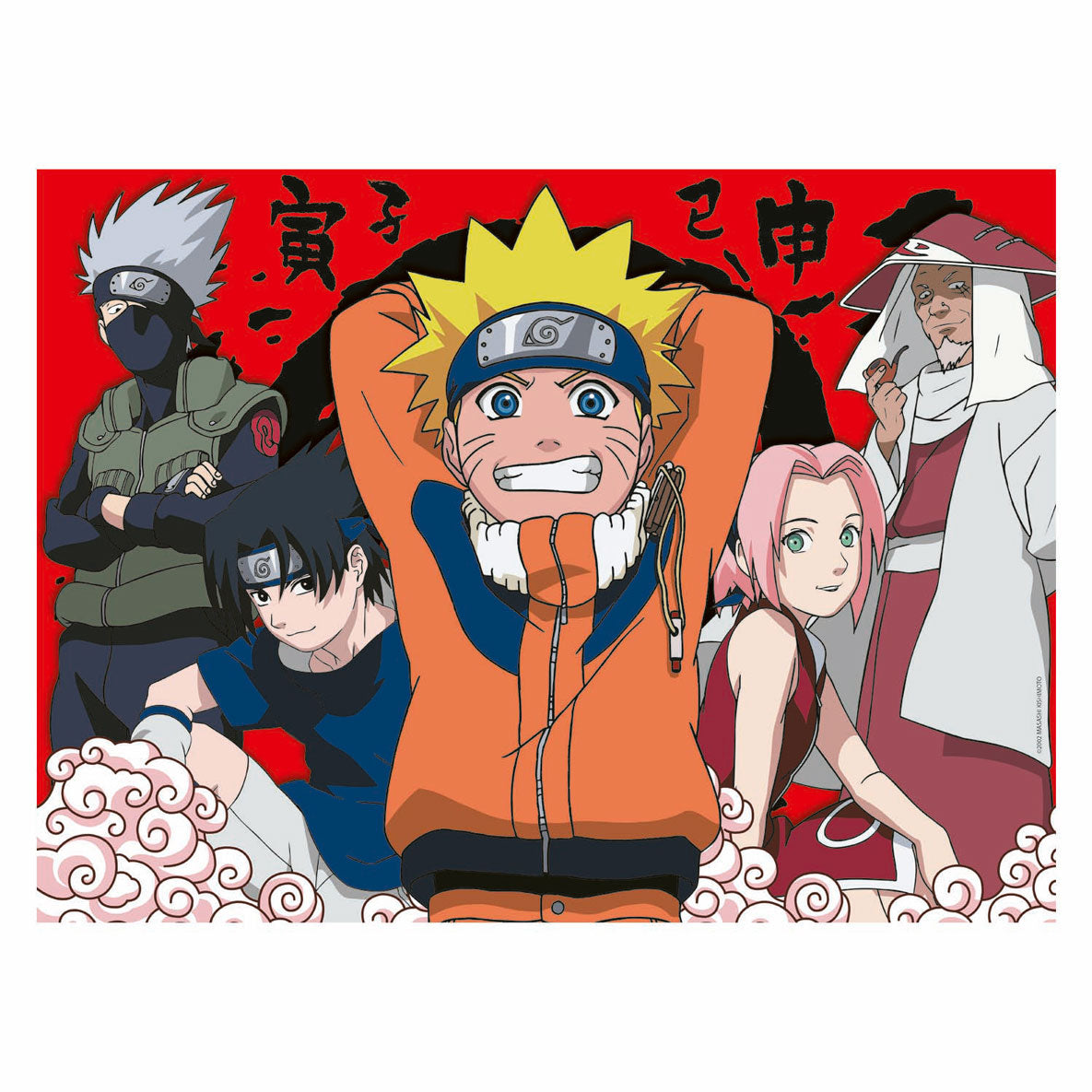 Ravensburger Puzzle Die Abenteuer von Naruto, 300 Teile.