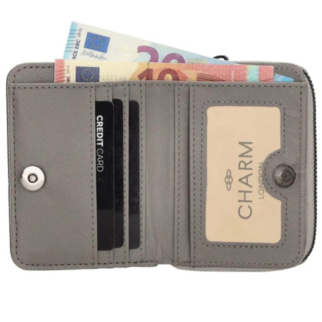 Beagles Lizaso-Geldbörse – 990 dunkelsilbernes 9 x 12 x 3 cm großes Polyester