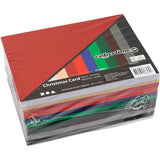 Colortime Weihnachtskarton, A6, Blatt 105 x 148 mm, 180 g, verschiedene Farben, 300 Blatt, 1 Karton
