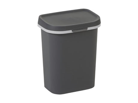 Curver Mistral Abfallbehälter flach 10l anthrazit | 2 Stk