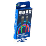 USB-Kabel C beleuchtet | 8 Stück