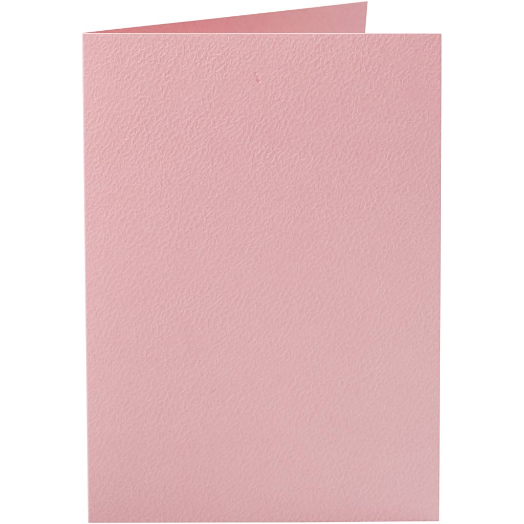 Creativ Company -Karten hellrosa 10.5x15cm, 10st.