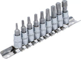BGS Technic Bit-Einsatzsatz 1 4 Torx T10 - T50 9-tlg.