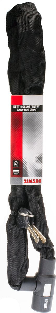Simson Chain Lock Entry 6x90 Schwarz