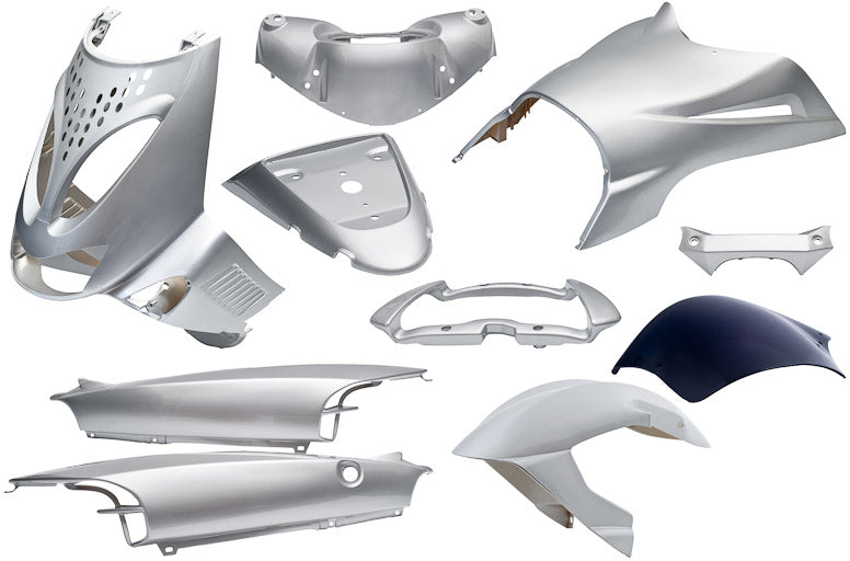 Edge Placeet 11 -Stück für Aprilia SR von Jahr 1997 bis 2004 - Silbermetallic