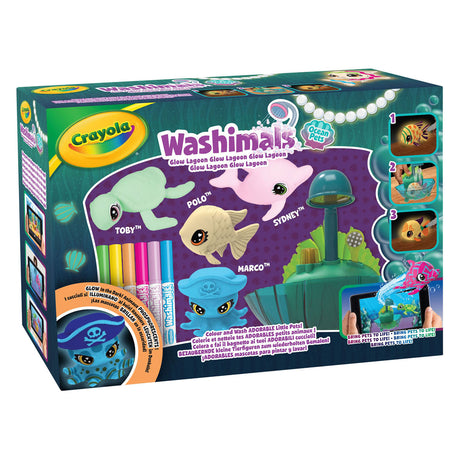 Goliath Games Crayola Washimals Ocean Glow Lagoon Spielset