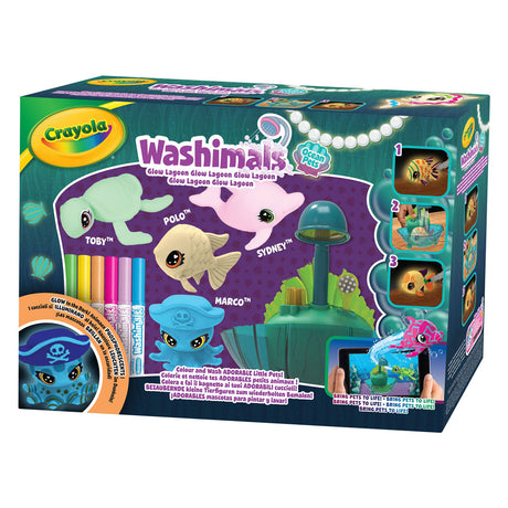 Goliath Games Crayola Washimals Ocean Glow Lagoon Spielset