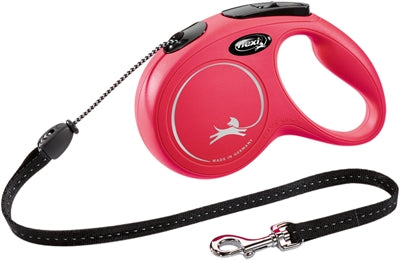 Flexi-Produkte, einziehbare Linie, neues klassisches Kabel, rot, 5 Meter, bis zu 20 kg