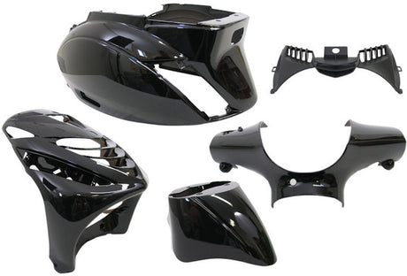 Edge Storge 5-Stück für Piaggio Zip-SP vom Jahr 2000-Schwarz-Metallic