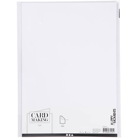 Creativ Company Cardboard White A4 220g, 10st.