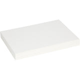 Creativ Company Baukarton, Blatt 25,5x36 cm, Stärke 0,4 mm, 250 gr, weiß, 100 Blatt 1 Karton